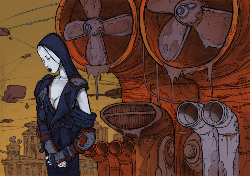 Illustration for article titled The Most Beautiful Art Based on William Gibson's Neuromancer